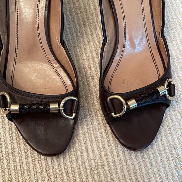 Hugo Boss open toe kitten heeled shoes - Picture 5 of 7